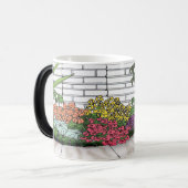 "Leadas Garten-" verwandelnde Kaffee-Tasse Verwandlungstasse (Vorderseite Links)