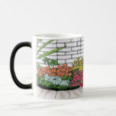 "Leadas Garten-" verwandelnde Kaffee-Tasse Verwandlungstasse (Links)
