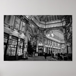 Leadenhall Market City London England Poster