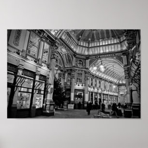 Leadenhall Market City London England Poster