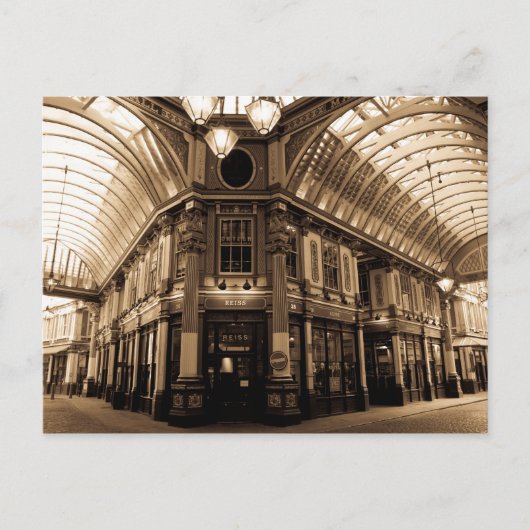 Leadenhall Market London Postkarte (Vorderseite)