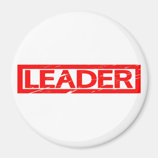 LEADER-Briefmarke Magnet (Vorne)