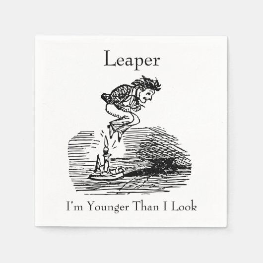 Leader Jahr Geburtstag Serviette (Vorderseite)