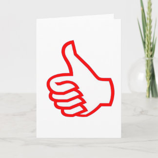 LEADER MOTIVATIONAL Tools: THUMBSUP Feiertagskarte