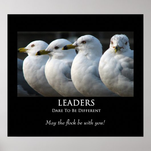 LEADER - Motivierend Poster (Vorne)