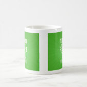 Leader mug - green with quote kaffeetasse (Mittel)