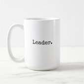 Leader mug leadership gift for boss & team leaders kaffeetasse (Links)