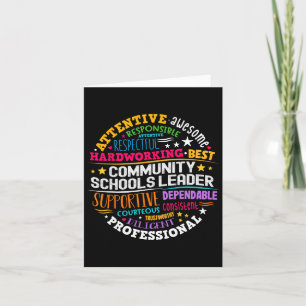 Leader Spreading Positivi von Groovy Community Sch Karte