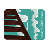 Leader Viadukt Schottland Reiseposter Magnet (Horizontal)