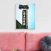 Leader Vintag Los Angeles Neon Leinwanddruck (Insitu (Wohnzimmer))