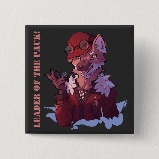 Leader wolf button (Vorderseite)