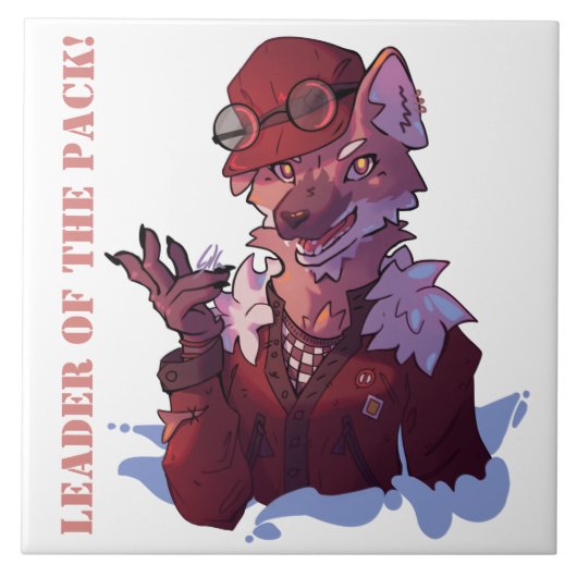 Leader wolf fliese (Vorderseite)