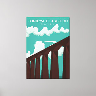 Leaderfoot Viaduct Schottland Reiseplakat Leinwand