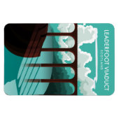 Leaderfoot Viaduct Schottland Reiseplakat Magnet (Horizontal)