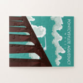 Leaderfoot Viaduct Scotland Reiseplakat Jigsaw P Puzzle (Horizontal)