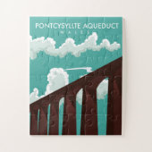 Leaderfoot Viaduct Scotland Reiseplakat Jigsaw P Puzzle (Vertikal)