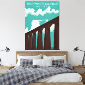 Leaderfoot Viadukt Scotland Reiseplakat Leinwand P (Insitu (Schlafzimmer))