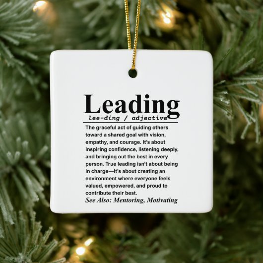 Leadership Keramikornament (Baum)