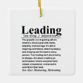 Leadership Keramikornament (Vorderseite)