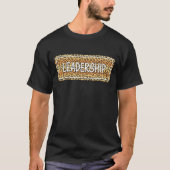 Leadership Leopard Pattern, Stilvolle Leadership T T-Shirt (Vorderseite)