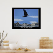 LEADERSHIP ~ Motivierend Bald-Adler-Poster Poster (Küche)