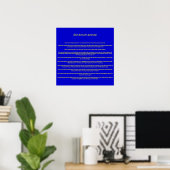 Leadership nicht übergeben - Maßgeschneidert Poster (Heimbüro)