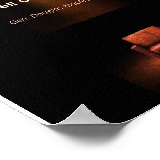 Leadership Posters - Douglas MacArthur Poster (Ecke)