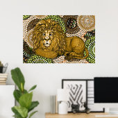 Leading Lion Poster (Heimbüro)