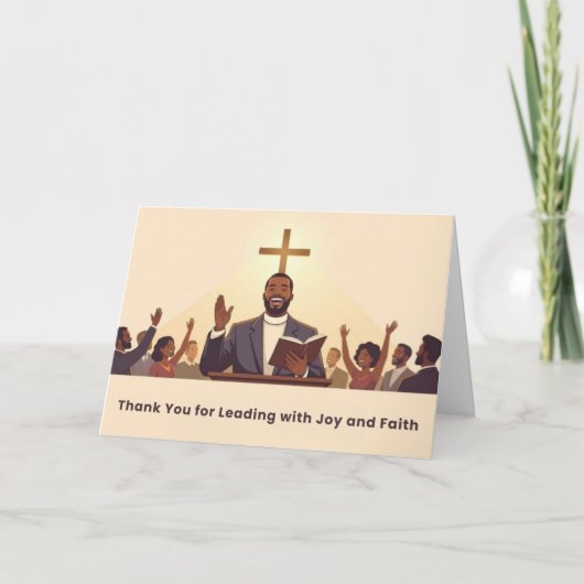 Leading with Joy Greeting Card Feiertagskarte (Vorderseite)