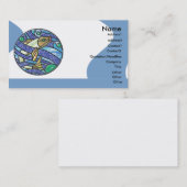 Leadlight Fisch-Visitenkarte Visitenkarte (Vorne/Hinten)