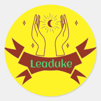 Leaduke Moon Yellow Sticker