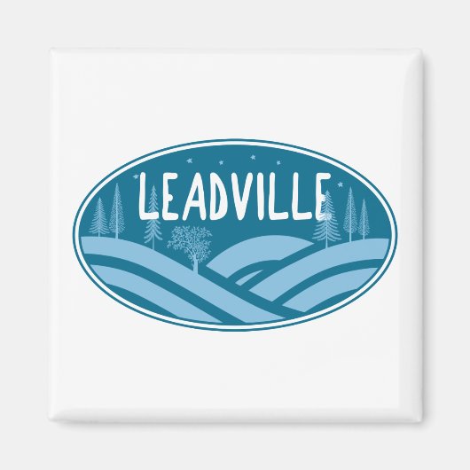 Leadville Colorado Außenbereich Magnet (Vorne)