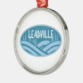 Leadville Colorado Außenbereich Ornament Aus Metall (Links)