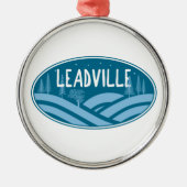 Leadville Colorado Außenbereich Ornament Aus Metall (Vorne)
