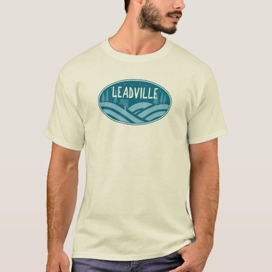 Leadville Colorado Außenbereich T-Shirt (Vorderseite)