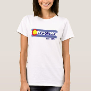 Leadville Colorado lokales Flaggen-Dament-stück T-Shirt