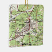 Leadville Colorado Topo Karte Keramikornament (Rechts)