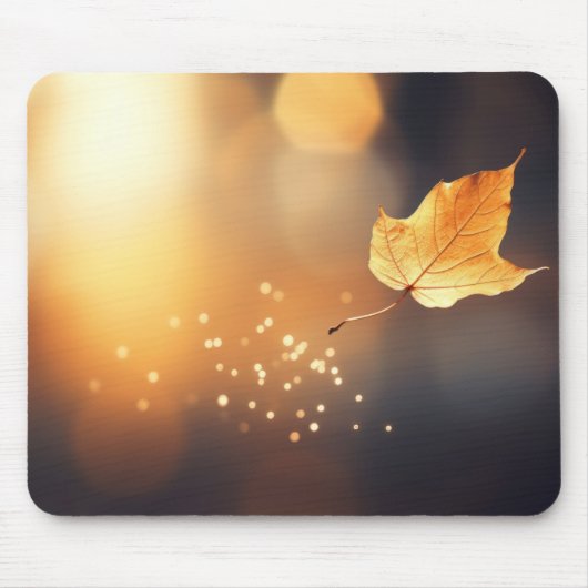 Leaf Air Nature Serene Ruhe Friedlich Mousepad (Vorne)