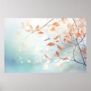 Leaf Air Nature Serene Ruhe Poster