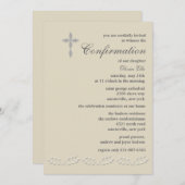 Leaf Akzente Bestätigung Einladung (Vorne/Hinten)