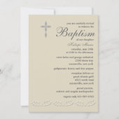 Leaf Akzente Taufen Einladung (Vorderseite)