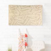 Leaf and Branch Pattern (von William Morris) Banner (Insitu)