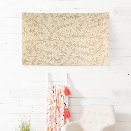 Leaf and Branch Pattern (von William Morris) Banner (Insitu)