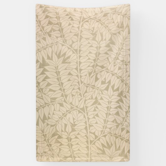 Leaf and Branch Pattern (von William Morris) Banner (Vertikal)