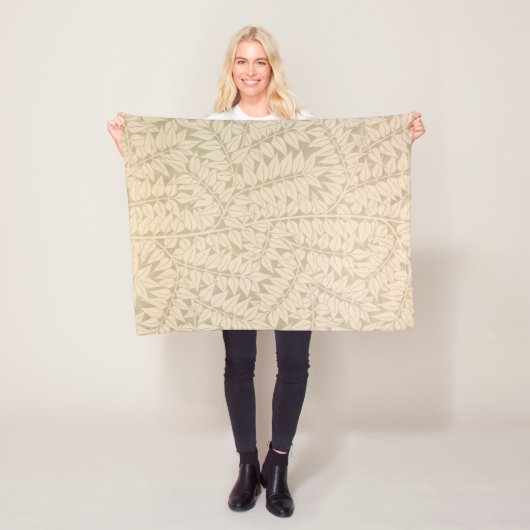 Leaf and Branch Pattern (von William Morris) Fleecedecke (Beispiel)