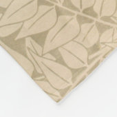 Leaf and Branch Pattern (von William Morris) Fleecedecke (Ecke)