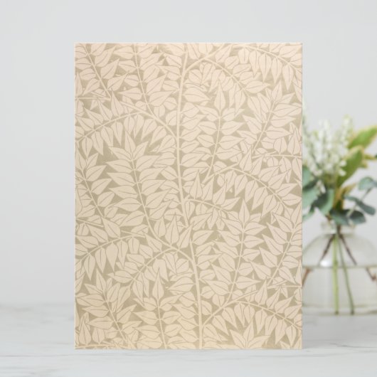 Leaf and Branch Pattern (von William Morris) Karte (Stehend Vorderseite)