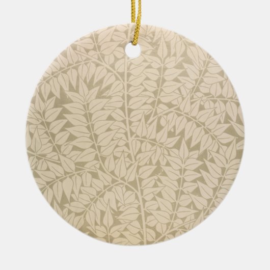 Leaf and Branch Pattern (von William Morris) Keramik Ornament (Vorne)