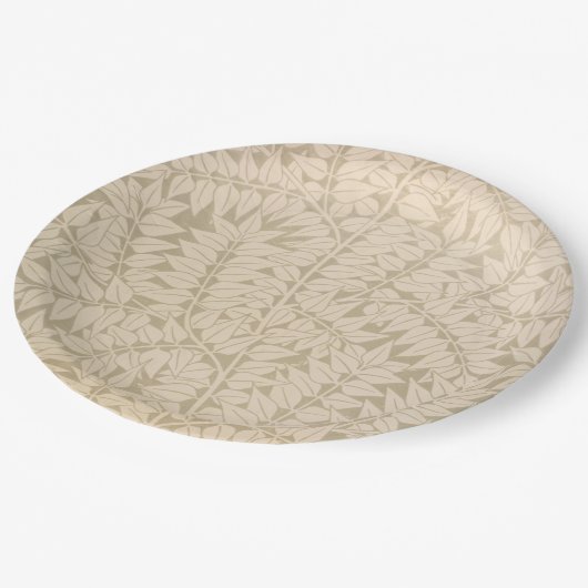 Leaf and Branch Pattern (von William Morris) Pappteller (Schrägansicht)