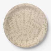 Leaf and Branch Pattern (von William Morris) Pappteller (Vorderseite)